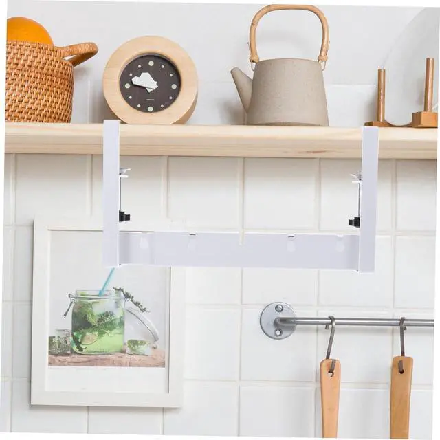 Alt view image 4 of 7 - NUOBESTY Under Desk Tray Wire Organizer for Office and Home Creative Mesh Design Easy Installation for Cables
