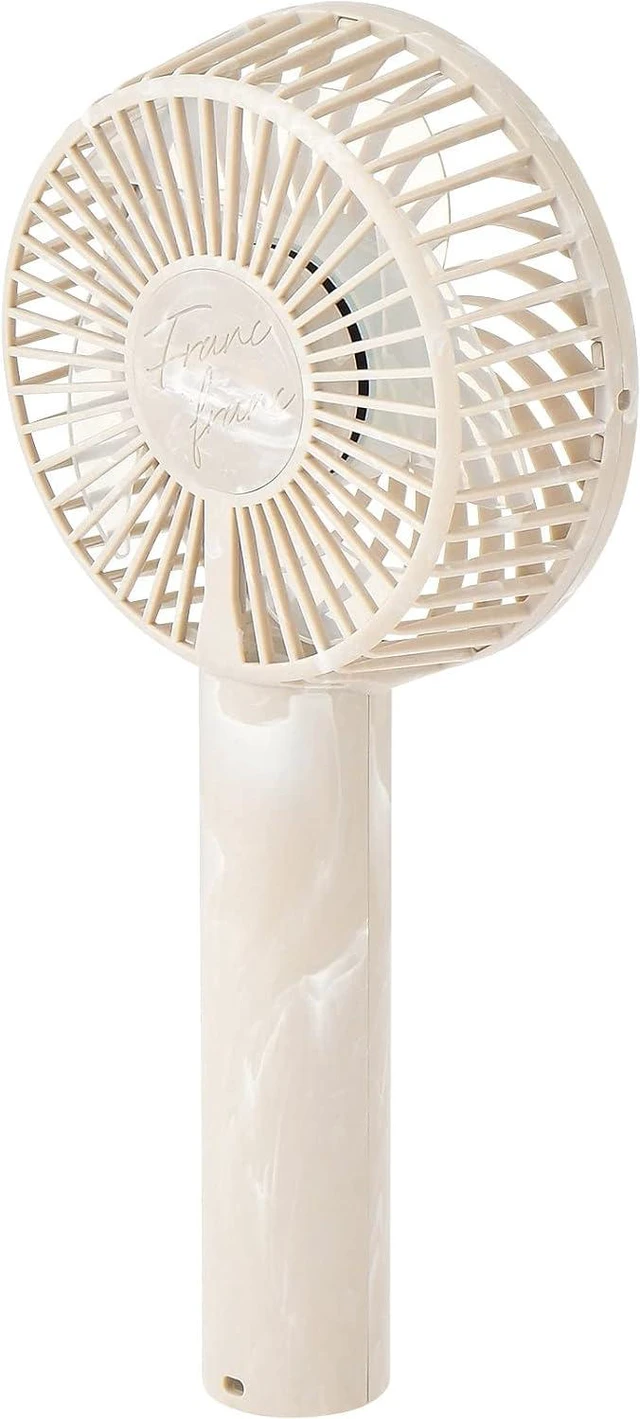 Alt view image 3 of 7 - Francfranc Franfranc Handy Fan Marble Beige Fan, Portable, Handheld, Desktop Gift, Present