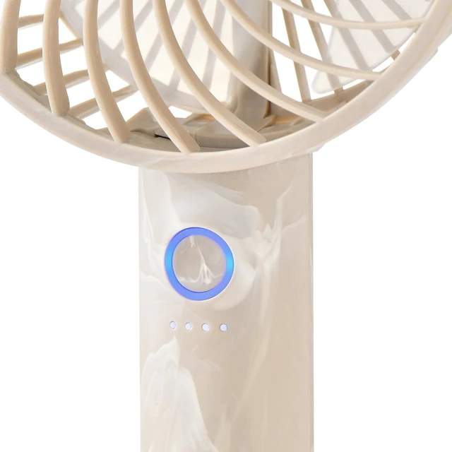 Alt view image 6 of 7 - Francfranc Franfranc Handy Fan Marble Beige Fan, Portable, Handheld, Desktop Gift, Present