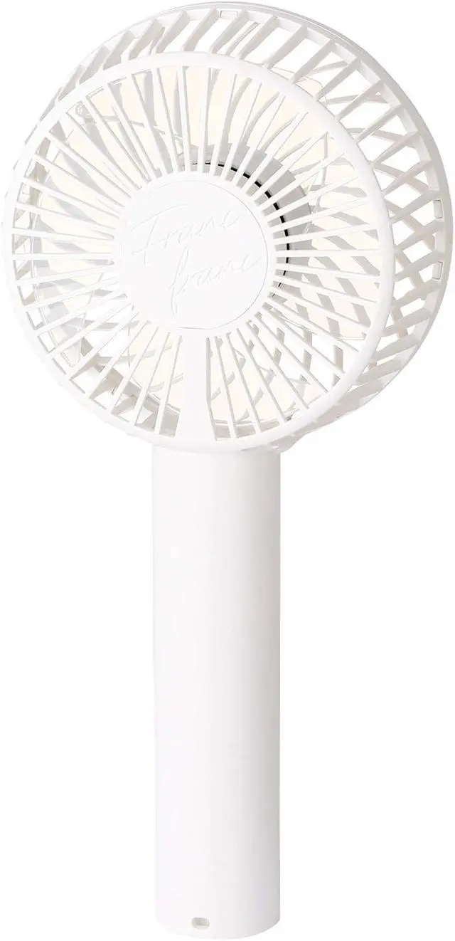 Alt view image 3 of 7 - Fujimoto Dengyo 2020 New Model Francfranc Official Fan, Portable Fan, Handheld Fan, Desktop Fan, USB Rechargeable, 5 Levels of Air Flow Adjustment