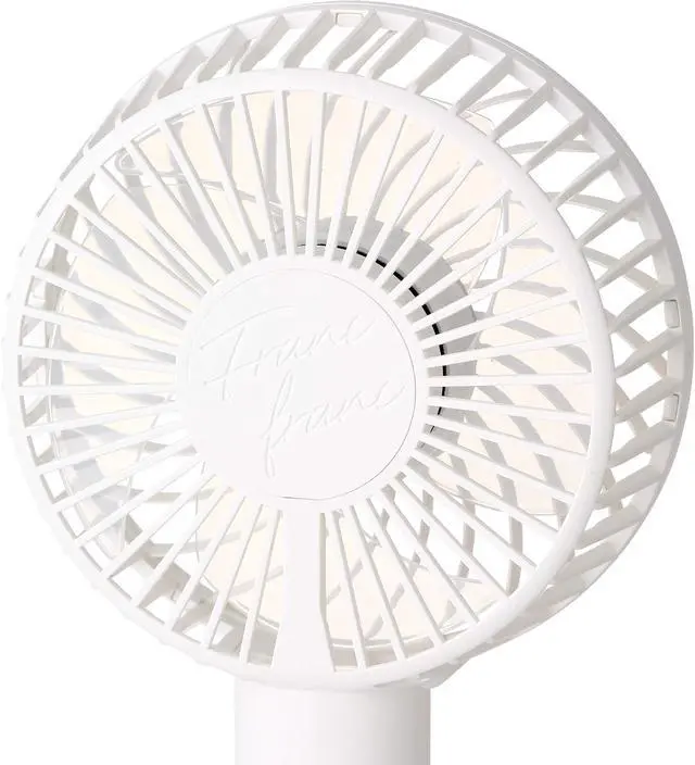 Alt view image 6 of 7 - Fujimoto Dengyo 2020 New Model Francfranc Official Fan, Portable Fan, Handheld Fan, Desktop Fan, USB Rechargeable, 5 Levels of Air Flow Adjustment