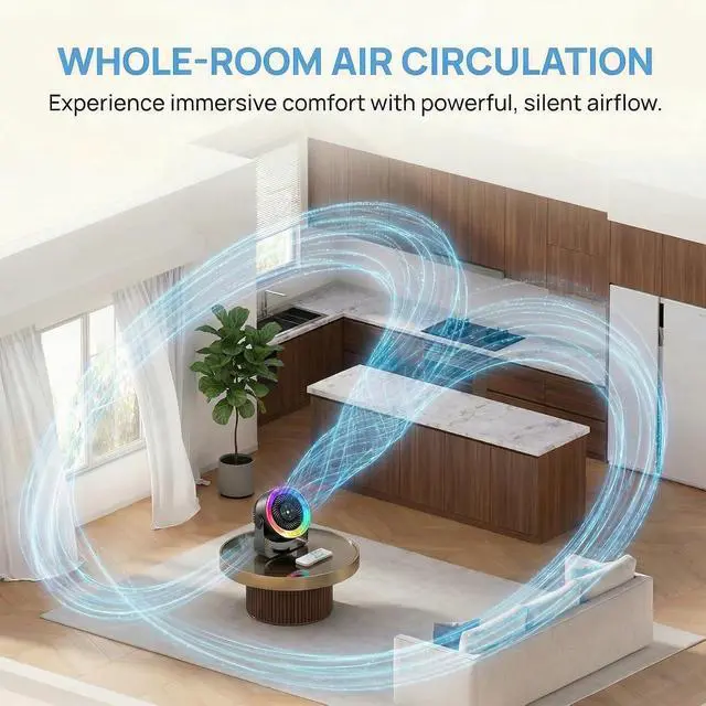 Alt view image 3 of 7 - Portable Mini Fan, Handheld Electric USB Rechargeable Air Circulator Desk Table fan, Personal Fans for Cooling Indoor Home Dorm Office Bedroom Bathroom Outdoor Travel,Pink