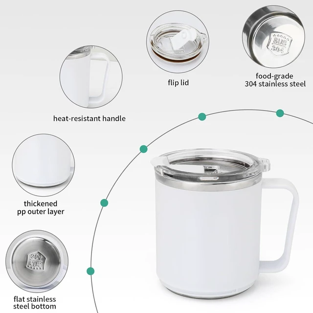 Alt view image 2 of 7 - VOBAGA Coffee Warmer & Mug Warmer for Home Office Home Desk Use, Electric Cup Beverage Warmer with 3 Temperature Settings for Tea, Water, Cocoa with Auto Shut Off After 4 Hours (White Warmer Set)