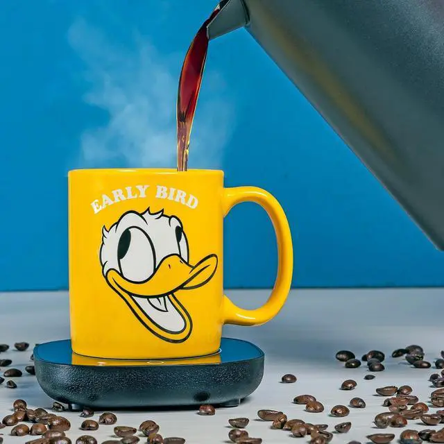 Alt view image 2 of 7 - Uncanny Brands Disney Donald Duck12oz Mug Warmer Set Keeps Your Favorite Beverage Warm - Auto Shut On/Off