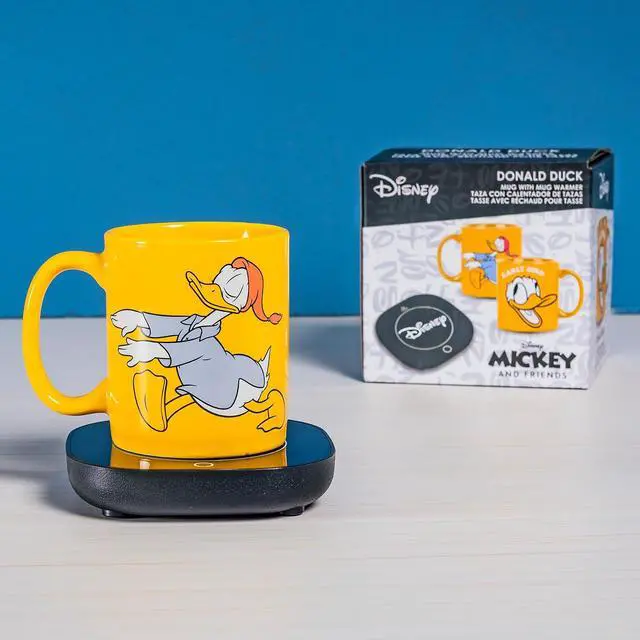 Alt view image 5 of 7 - Uncanny Brands Disney Donald Duck12oz Mug Warmer Set Keeps Your Favorite Beverage Warm - Auto Shut On/Off