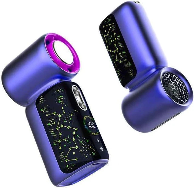 Main image of Portable Fan, 100 Speed Mini Handheld Fan with Turbo Cooling Function, 3000mAh Battery, Fast Type-C Charging, Quiet for Office Travel Outdoor (Purple)