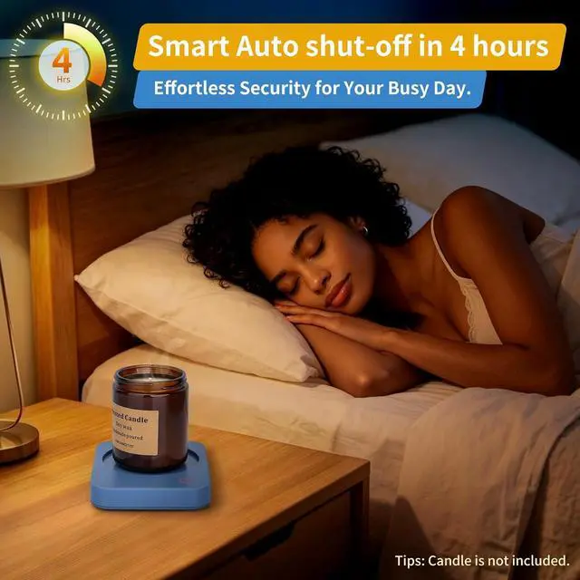 Alt view image 3 of 7 - VOBAGA Mug Warmer, Electric Coffee Warmer for Desk with Auto Shut Off, 3 Temperature Setting Smart Cup Warmer for Heating Coffee, Beverage, Milk, Tea and Hot Chocolate (No Cup)