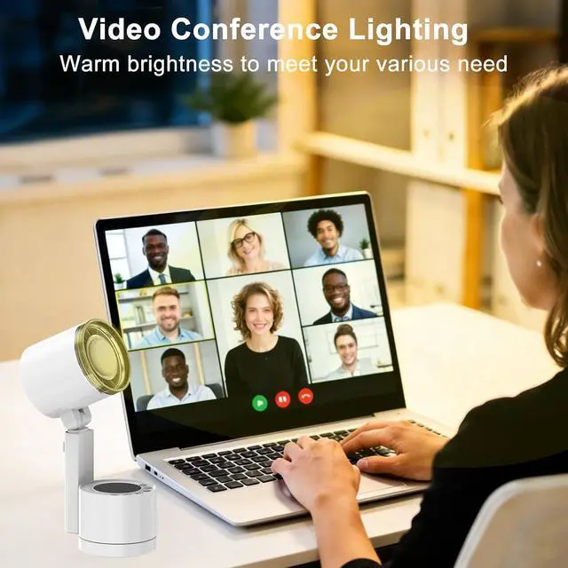 Alt view image 7 of 7 - UN UNITEDTIME Portable fan- Battery Operated Fan - 100 Speeds- LED Lighting- Table fans for Outdoor, Camping, Tent, Travel, Bedroom, Cruise RV (White)