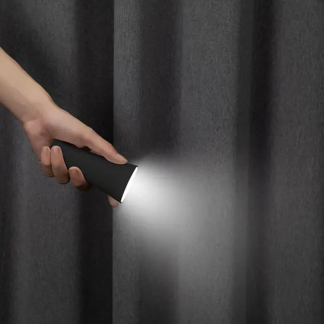 Alt view image 5 of 6 - Xtralite Geo Optic LED Magnetic Lamp Rechargeable, Detachable Head, 4 Brightness Levels, Wall Mountable, Portable USB-C Lamp for Home, Office, or Bedroom, Black