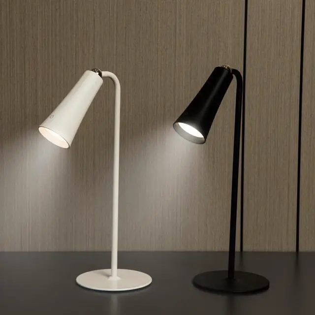 Alt view image 6 of 6 - Xtralite Geo Optic LED Magnetic Lamp Rechargeable, Detachable Head, 4 Brightness Levels, Wall Mountable, Portable USB-C Lamp for Home, Office, or Bedroom, Black