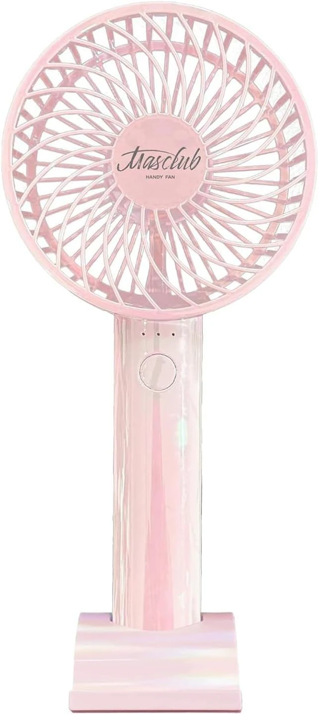 Main image of Handy Fan, 2025 High Air Capacity, 3 Levels of Air Flow Adjustment, Rechargeable Battery, USB Charging, Type-C Compatible, Quiet, Small, Variety of Colors, Handheld, Neck, Tabletop, Portable Fan