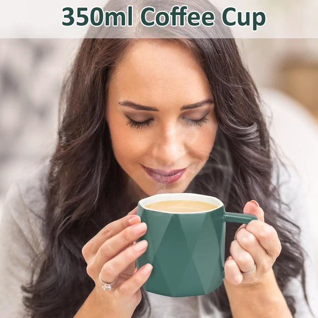 Alt view image 4 of 7 - Coffee Warmer with Ceramic Mug Set, Electric Coffee Warmer for Desk Home Office, 131 Temperature Control, 16 Watt, Smart Coffee Cup Warmer for Heating Coffee, Milk, Tea