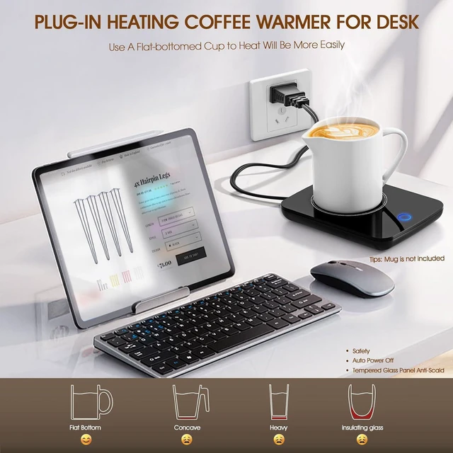 Alt view image 4 of 7 - Misby Mug Warmer for Desk(3pcs)