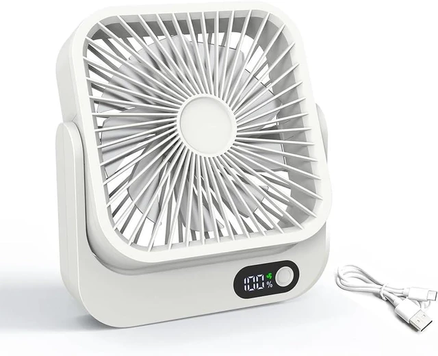 Main image of Portable Fan with Magnetic Base USB Rechargeable Fan USB Desk Fan Portable Travel Fan for outdoor,indoor,home,dormitory,camping,2000mAh Long Lasting Battery Cruise Fan