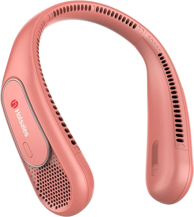Main image of Hotsales Neck Fan, Hands Free Bladeless Neck Fans Portable Rechargeable, 6000 mAh Battery Operated Wearable Personal Fan, Cooling Neck Fan, 3 Speeds, USB Fan Gifts for Men, Women, Travel, Outdoor