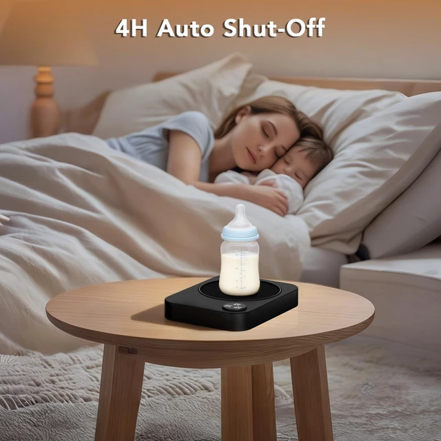 Alt view image 4 of 7 - Coffee Mug Warmer for Desk - Electric Mug Warmer with 3 Temp Settings & 4H Auto Shut Off, Smart Coffee Cup Warmer for Office Home, Compatible as Electric Candle Warmer