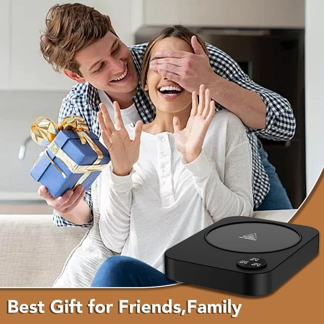 Alt view image 7 of 7 - Coffee Mug Warmer for Desk - Electric Mug Warmer with 3 Temp Settings & 4H Auto Shut Off, Smart Coffee Cup Warmer for Office Home, Compatible as Electric Candle Warmer