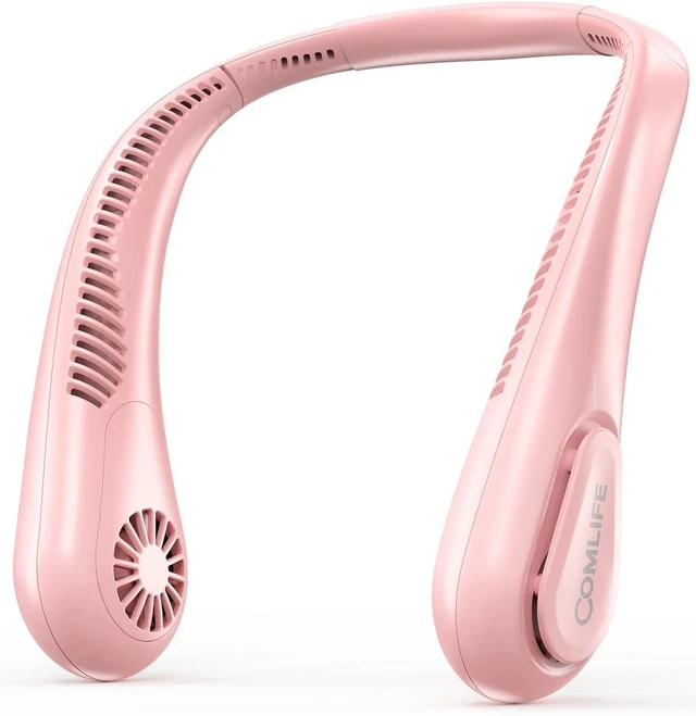 Main image of Portable Bladeless Neck Fan, Anniversary Birthday Gifts for Women Girls, Self Care Gifts for Mom with Hot Flash Cooling, Wearable Rechargeable Fan for Camping Travel Beach Golf Cruise Essentials 2026