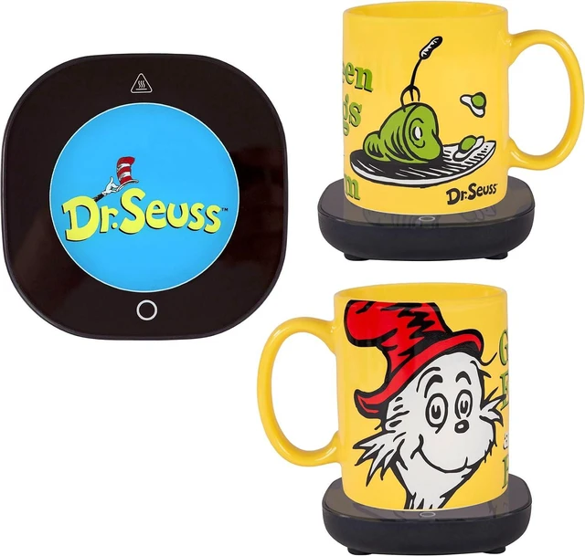 Alt view image 3 of 7 - Uncanny Brands Dr. Seuss Green Eggs and Ham Mug with Warmer Keeps Your Favorite Beverage Warm - Auto Shut On/Off