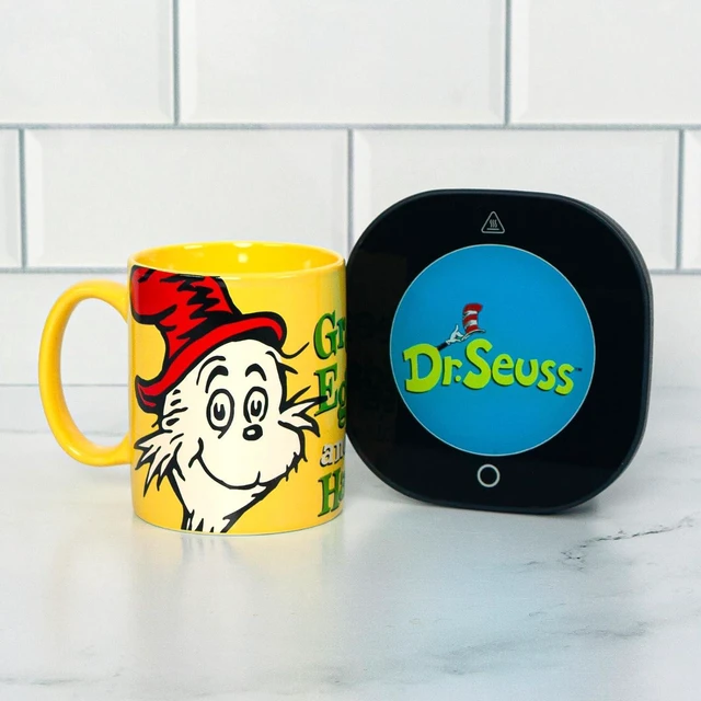 Alt view image 4 of 7 - Uncanny Brands Dr. Seuss Green Eggs and Ham Mug with Warmer Keeps Your Favorite Beverage Warm - Auto Shut On/Off