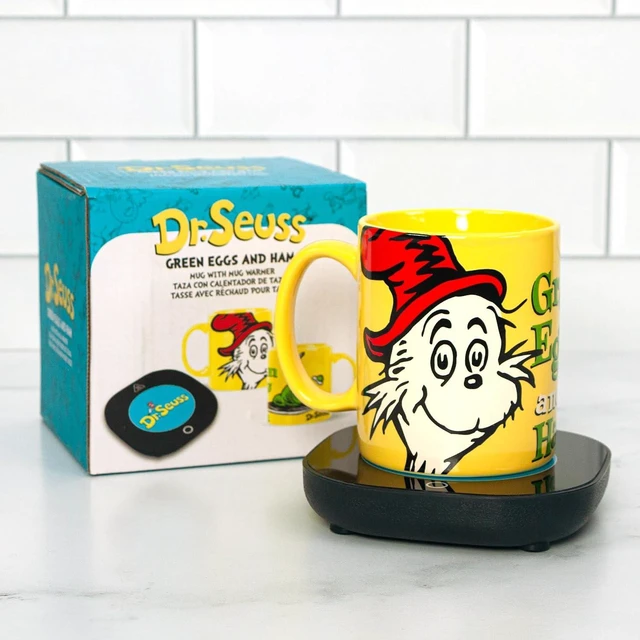 Alt view image 5 of 7 - Uncanny Brands Dr. Seuss Green Eggs and Ham Mug with Warmer Keeps Your Favorite Beverage Warm - Auto Shut On/Off