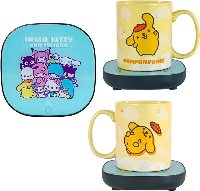 Alt view image 3 of 7 - Uncanny Brands Hello Kitty and Friends Pompompurin Mug Warmer with Mug Keeps Your Favorite Beverage Warm - Auto Shut On/Off