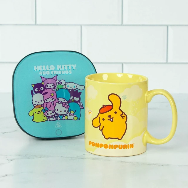 Alt view image 4 of 7 - Uncanny Brands Hello Kitty and Friends Pompompurin Mug Warmer with Mug Keeps Your Favorite Beverage Warm - Auto Shut On/Off