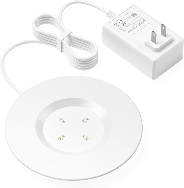Main image of WUKUR Charging Coaster 2 Compatible with Temperature Control Mug 2 and 1, Charger Dock Base for Smart Travel Temperature Cup Accessories, White