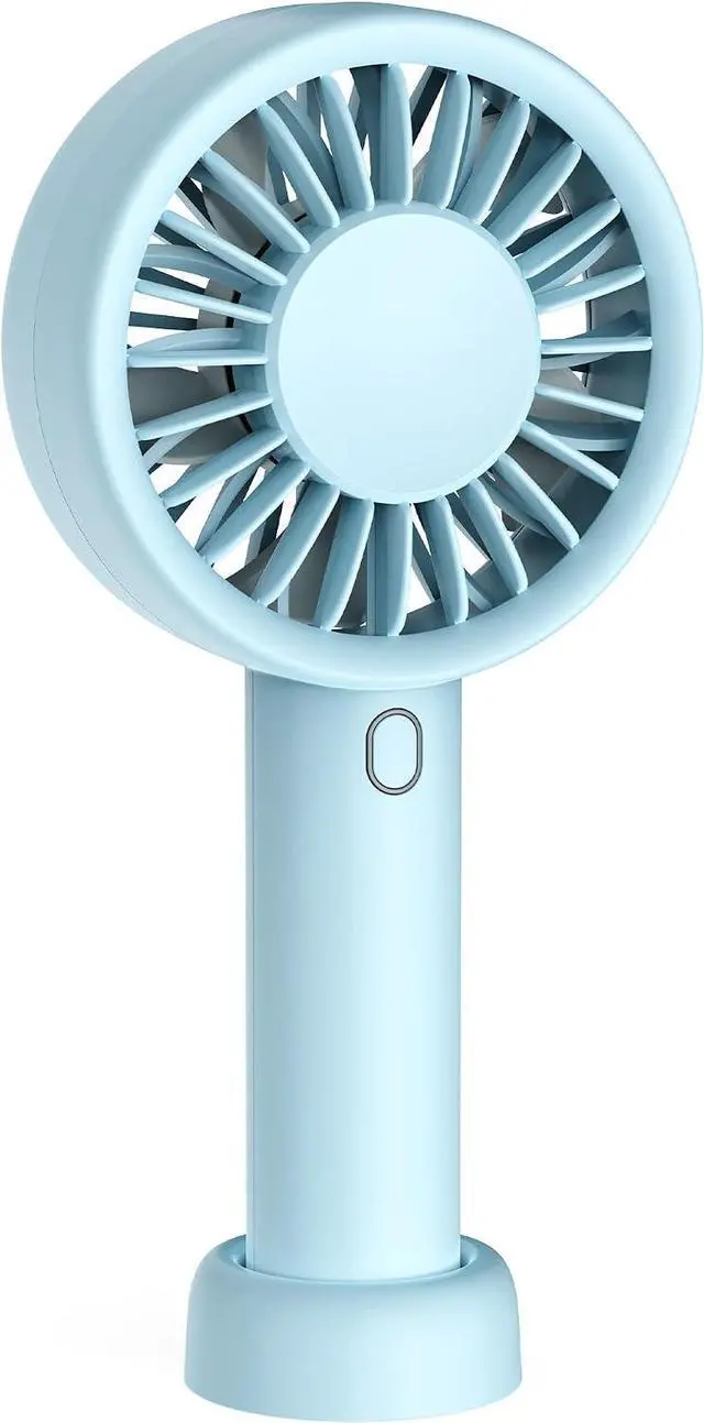 Main image of Mini Fan Portable Handheld Fan, USB Rechargeable Personal Fan with Base, 10H Long Lasting Battery Mini Pocket Cooling Fan for Desktop Travel Outdoor Vacation Concert Lash Makeup Use