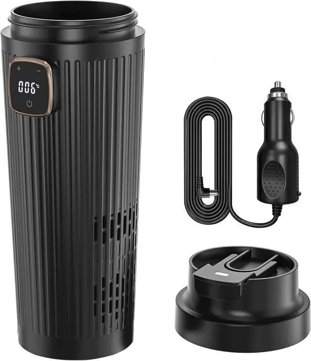 Main image of 2 in 1 Smart Car Cup Cooler and Heater, Keep Drink Cold or Hot in Holder, Beverage Coffee Water and Milk Warmer & Cooling with Lid for Office, Home, Travel