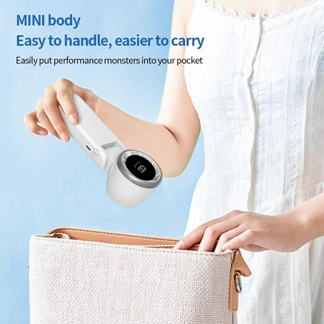 Alt view image 6 of 7 - Portable Handheld Fan, 100 Speed Adjustable Angle Turbo Mini Fan with LED Display 100 Speeds, 3600 mAh Hand Fan Foldable Personal Fan for Women Travel Outdoor (White)