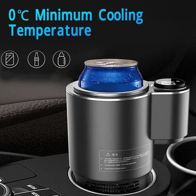 Alt view image 3 of 7 - Car Cup Cooler Warmer Smart Car Cup Mug Holder, 2 in 1 Smart Quick Heating Cooling Car Beverage Cup, Car Tumbler Holder for Coffee Baby Bottles Tea Drinks