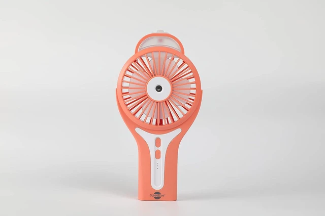 Alt view image 4 of 7 - Sunneday 80019CB Misting Fan, Coral Bell