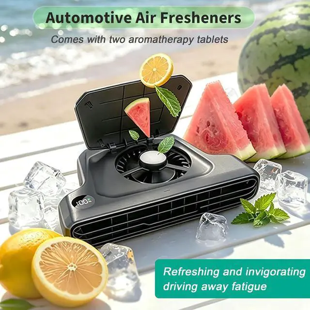 Alt view image 7 of 7 - 2026 Upgraded Rechargeable 5-Speed Car Seat Fan with 3000mhA Battery for Driver & Back Seat Passengers, Mini Portable USB Charging Headrest Carseat Fan for Baby Infant, Kids & Dogs (2 PCS)