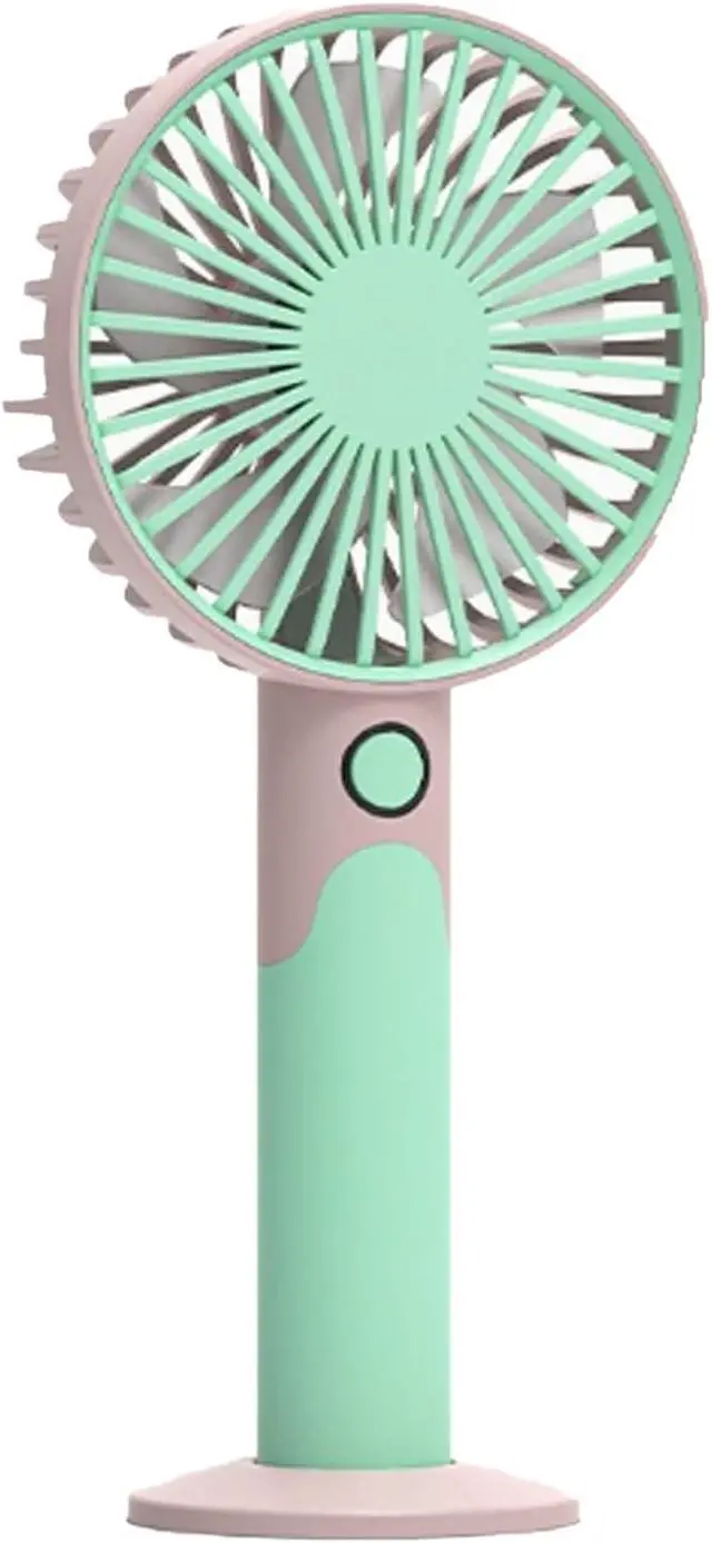 Alt view image 3 of 7 - Handheld Portable Fan,5000mAh Rechargeable Battery,Mini Travel Fan with Backup Power,Summer Essentials Gifts for Women Man (Green)