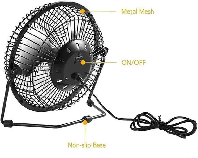 Alt view image 3 of 7 - Riloer 10W Solar Fan USB Charging Cooling Ventilation Portable Car Cooling Fan For Greenhouse Chicken House Camping Black