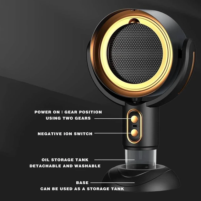 Alt view image 4 of 7 - Purifier Fan,Removable and Washable Filter, Smoke Fan for Indoors,for Indoor BBQ,Hot Pot,(,Charging Model)