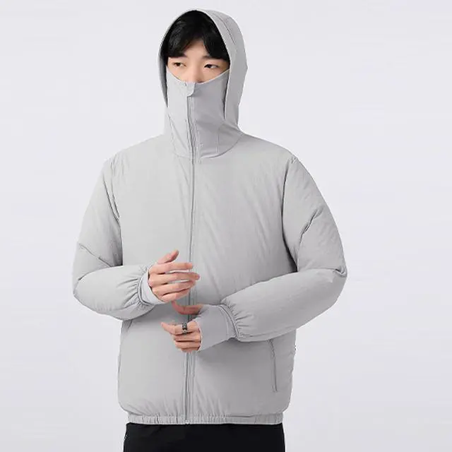 Alt view image 2 of 7 - Fafeicy Cooling Fan Jacket, USB Powered, Lightweight Air Conditioned Workwear with 3 Speed Fan for Men, Ideal for Outdoor Activities and UV Protection (M)