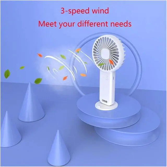 Alt view image 4 of 6 - Cooling Fan USB Eyelash 6 Speed Mini Ventilation Low Noise Strong Wind(White)