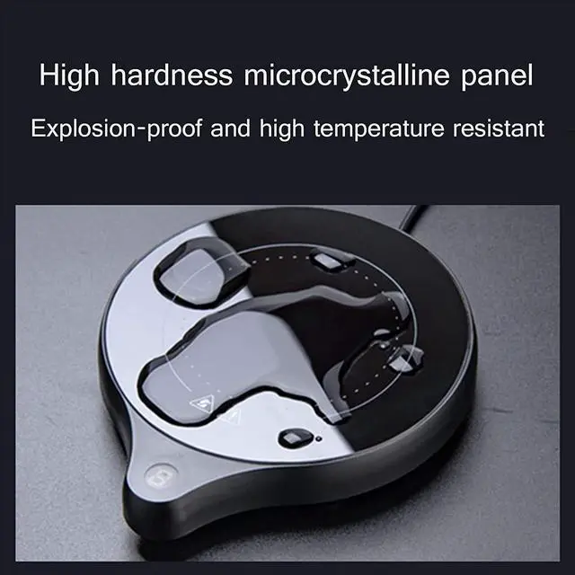 Alt view image 4 of 6 - Smart Coffee Warmer Insulation Heating Coaster Automatic Thermostat Beverage Warmer Auto On/Off Gravity-Induction Mug Warmer for Home and Office Desk Use Red