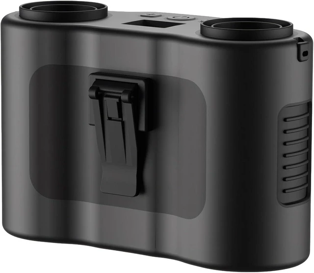 Main image of Portable Waist Fan, 5-Speed Clip On With Dual Motors,Rechargeable