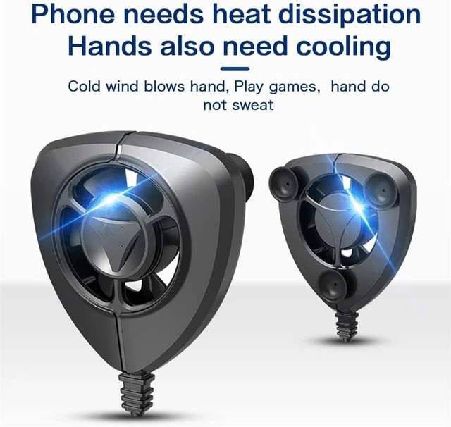 Alt view image 2 of 5 - Universal Portable Mini Radiator Turbo Cooler Heat Sink Game Mobile Phone Cooling System