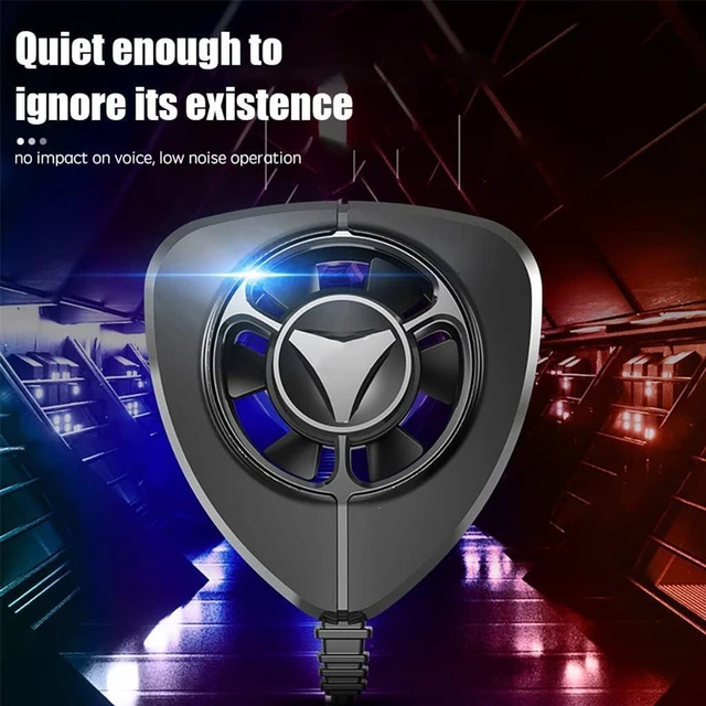 Alt view image 4 of 5 - Universal Portable Mini Radiator Turbo Cooler Heat Sink Game Mobile Phone Cooling System