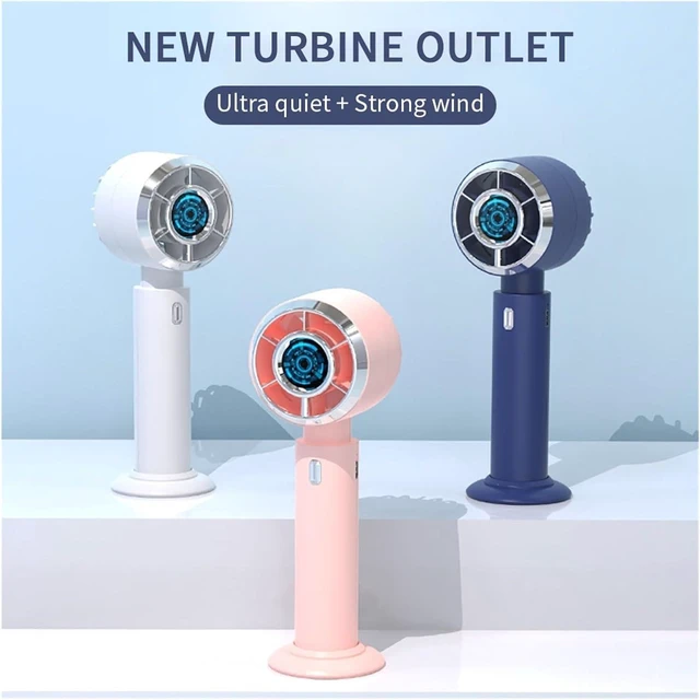 Alt view image 2 of 6 - USB Fan Mini Desk Portable 40° Adjustable Cooling With Strong Wind(Blue)