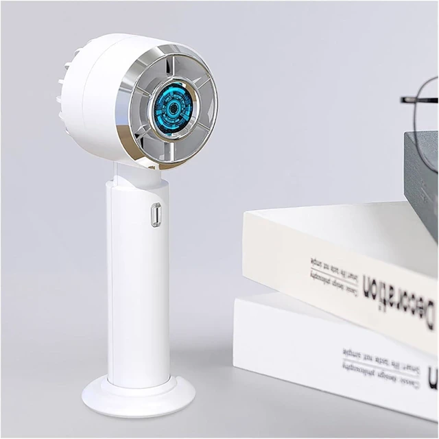 Alt view image 5 of 6 - USB Fan Mini Desk Portable 40° Adjustable Cooling With Strong Wind(Blue)