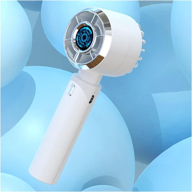 Alt view image 3 of 6 - USB Fan Mini Desk Portable 40° Adjustable Cooling With Strong Wind(Blue)