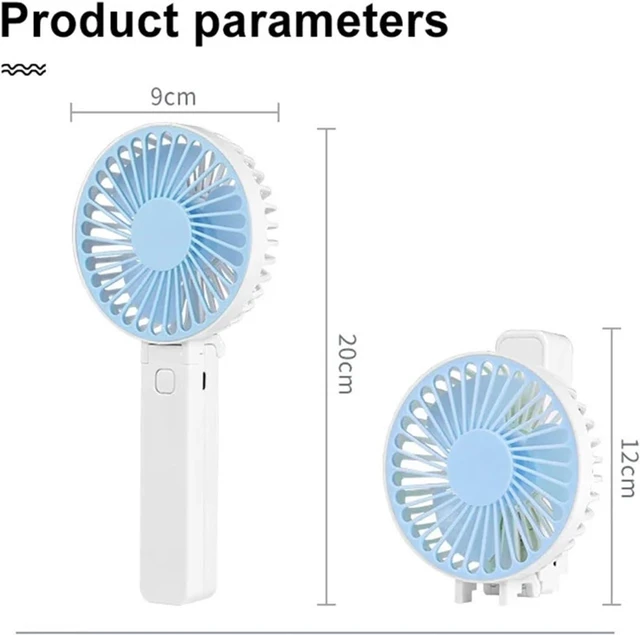 Alt view image 5 of 5 - Summer Portable USB Mini Handheld Fan Outdoor Creative Desktop(With Base Yellow)