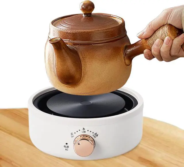 Alt view image 3 of 7 - Electric Stove Ceramic Coffee Heater US Adapter Multipurpose Compact Moka Pot Heating Base Hot Plate for Camping Car Tea Room