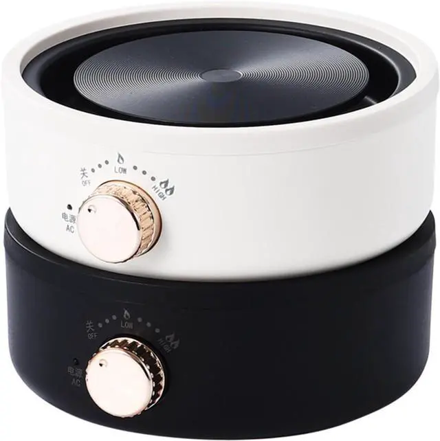 Alt view image 6 of 7 - Electric Stove Ceramic Coffee Heater US Adapter Multipurpose Compact Moka Pot Heating Base Hot Plate for Camping Car Tea Room