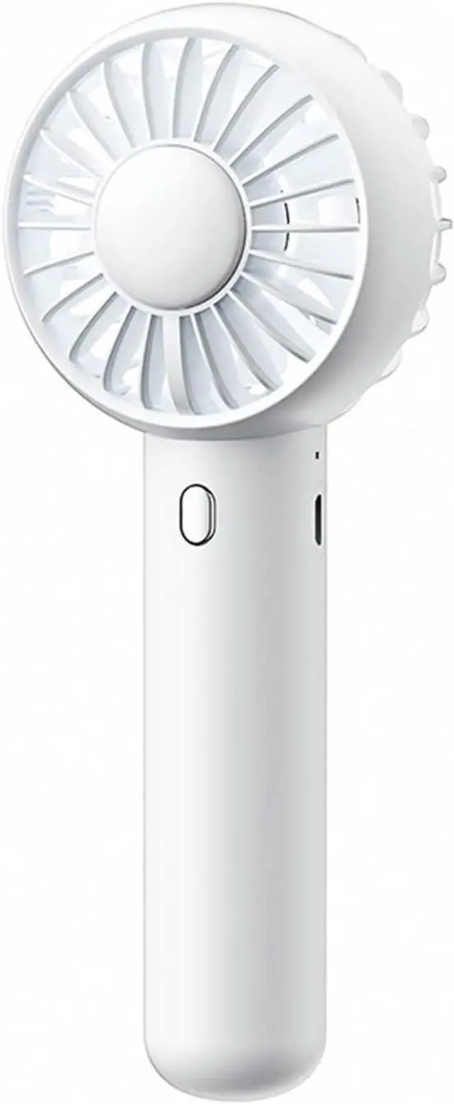 Main image of Handheld fan, Mini Portable Fan Handheld USB Charging Cooling Electric 3 Speed Adjustment Powerful Outdoor Travel(White)